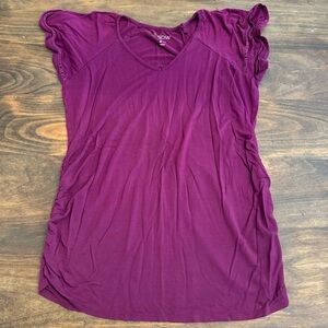 A:Glow Maternity Blouse with crochet detail Size medium